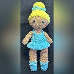Handmade Crochet Plush Ballerina Doll